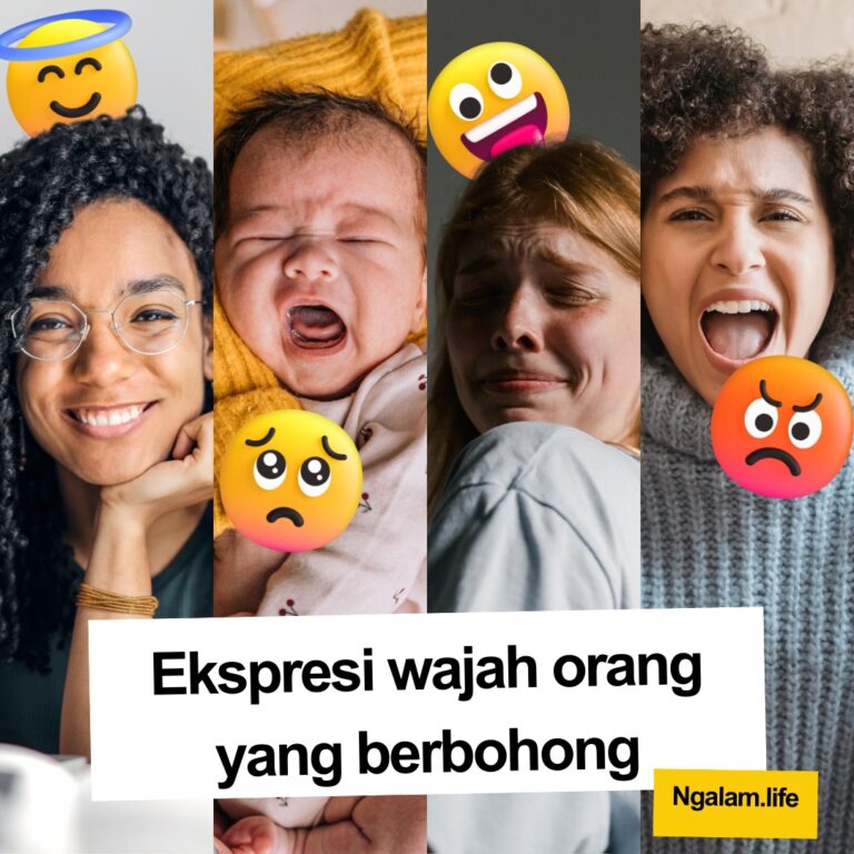 Ekspresi wajah orang yang berbohong