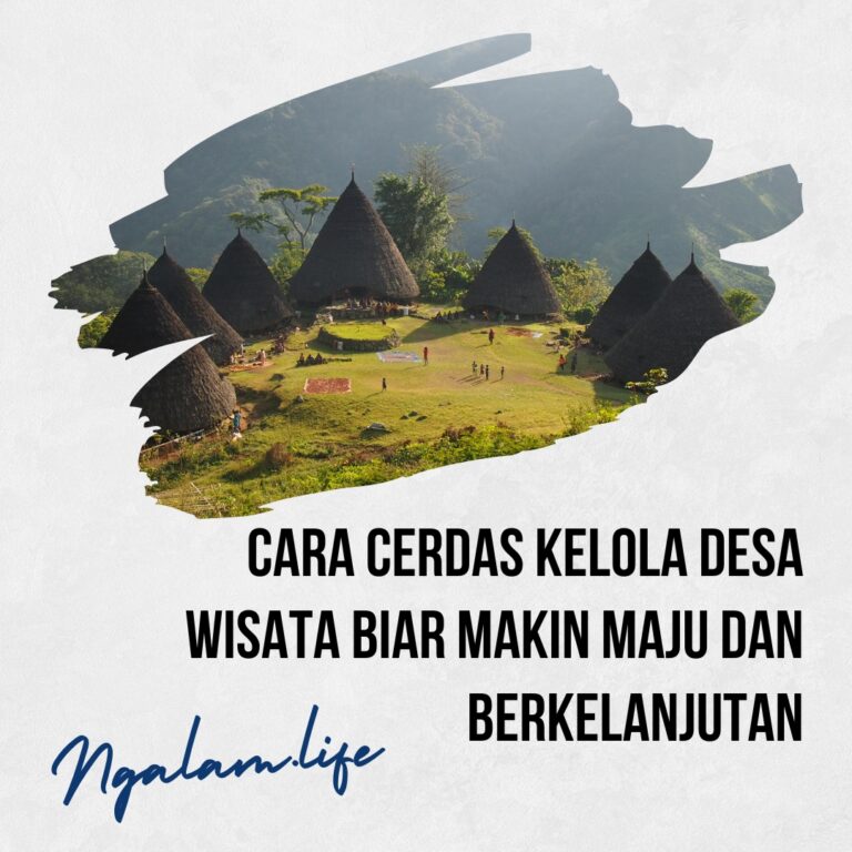 Kelola desa wisata