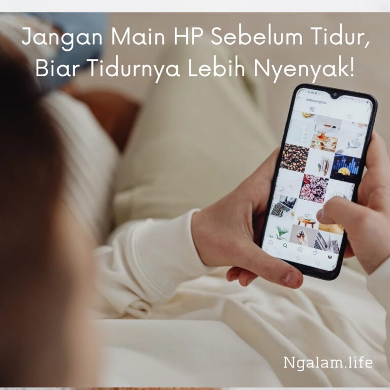 Main hp sebelum tidur