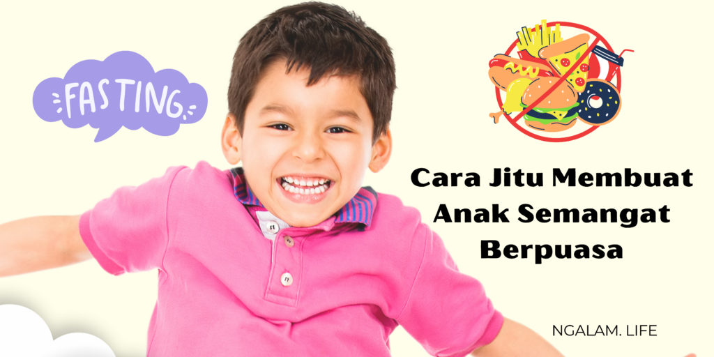 Anak semangat puasa