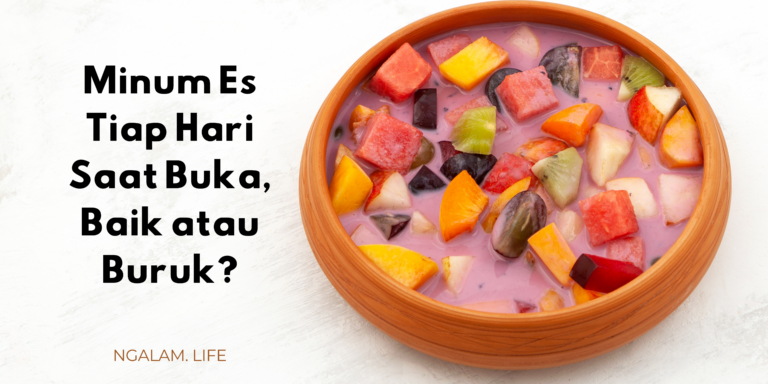 Minum es saat buka puasa