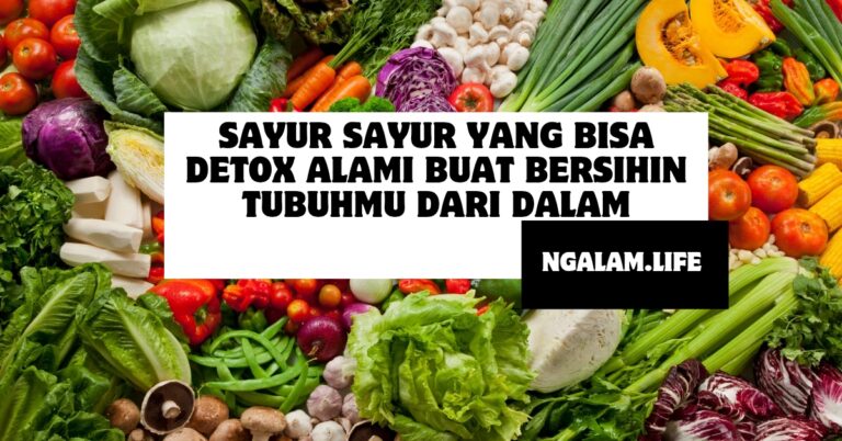 Sayur detox tubuh