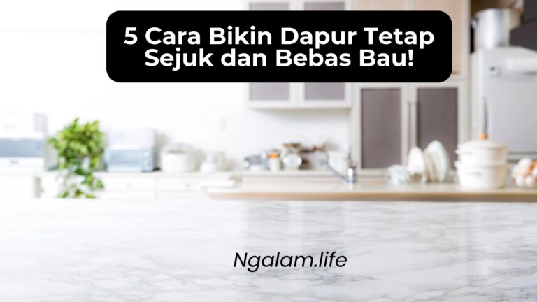 Dapur tetap sejuk bebas bau