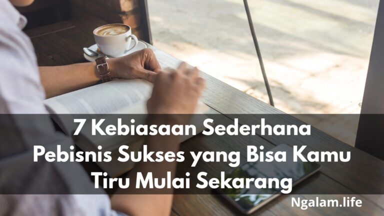 Kebiasaan pebisnis