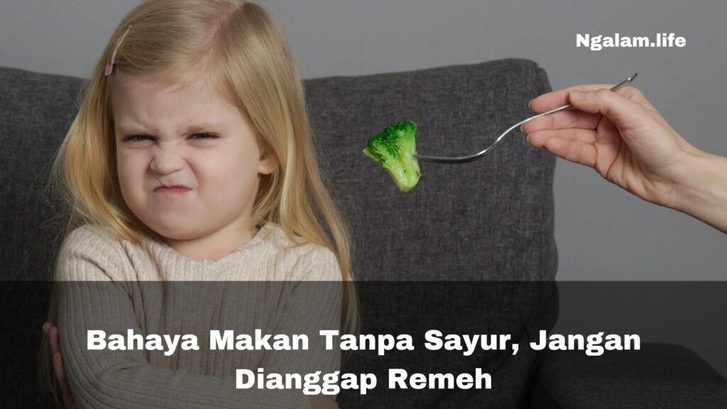 Bahaya makan tanpa sayur